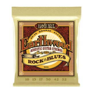 سیم گیتار Ernie Ball مدل 2008 EarthWood Rock and Blues 10-52