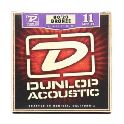 سیم گیتار Dunlop مدل 80-20 Bronze MED LT11-52