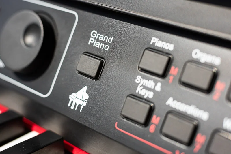 دکمه‌ی «Grand Piano»