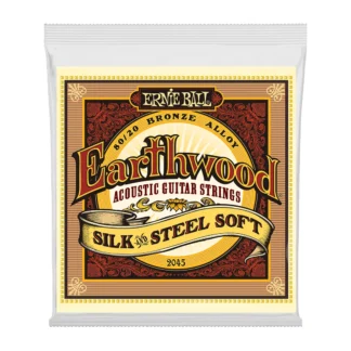 سیم گیتار Ernie Ball مدل 2045 EarthWood Steel Soft 11-52