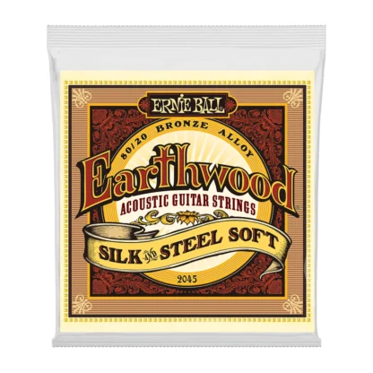 سیم گیتار Ernie Ball مدل 2045 EarthWood Steel Soft 11-52