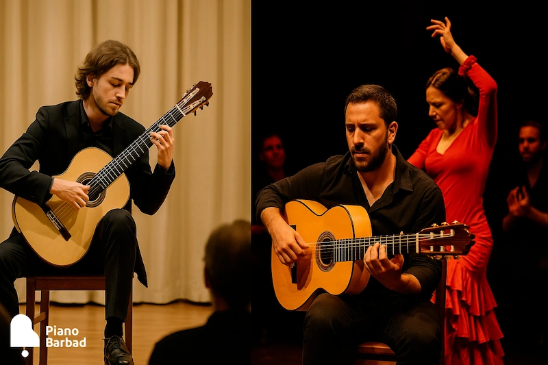 گیتار کلاسیک یا فلامنکو - پیانو باربد