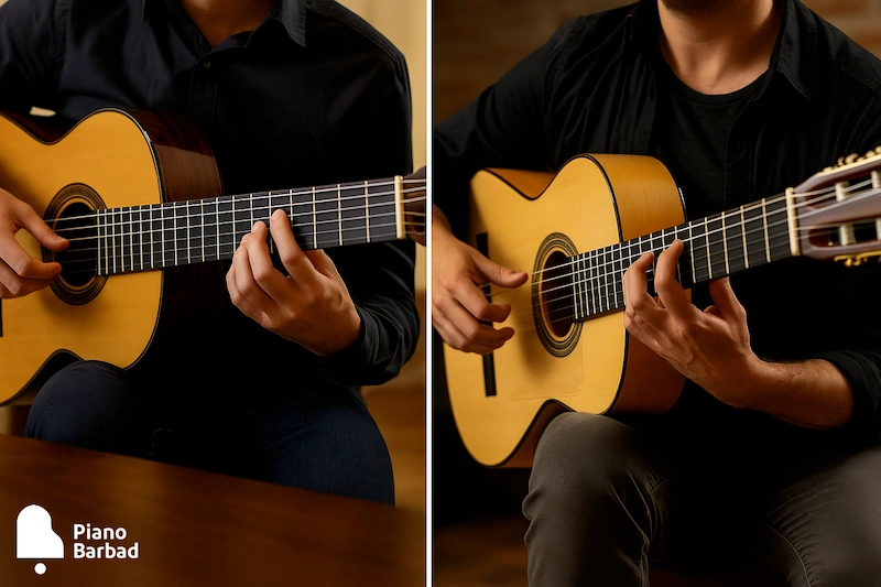 گیتار کلاسیک یا فلامنکو - پیانو باربد