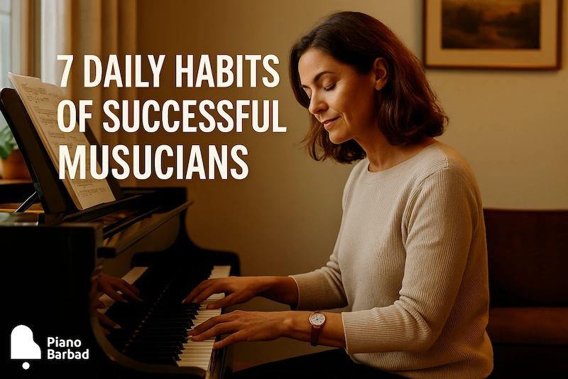 عادات نوازندگان موفق - پیانو باربد