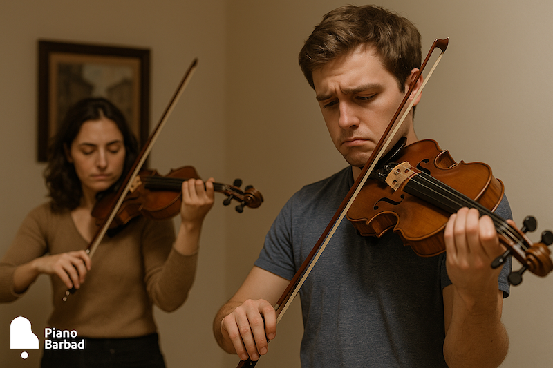 ۱۰ اشتباه رایج در یادگیری ویولن - پیانو باربد