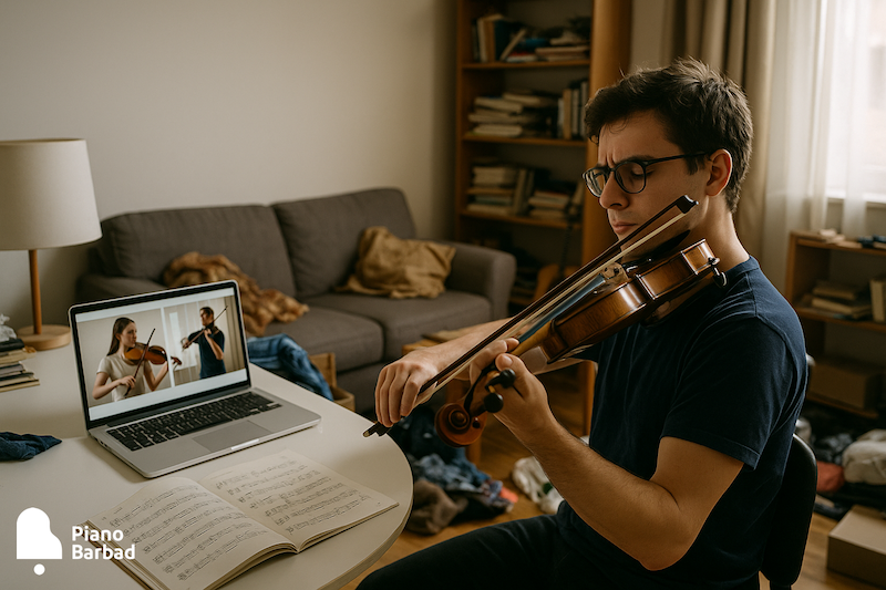 ۱۰ اشتباه رایج در یادگیری ویولن - پیانو باربد