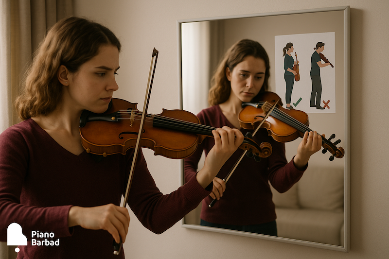 ۱۰ اشتباه رایج در یادگیری ویولن - پیانو باربد