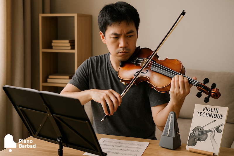 ۱۰ اشتباه رایج در یادگیری ویولن - پیانو باربد