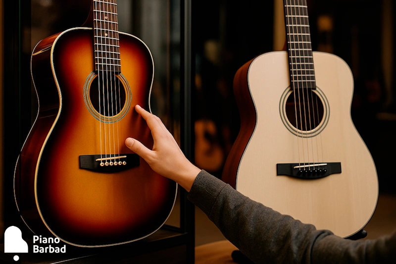 انتخاب گیتار بر اساس گیتار - پیانو باربد