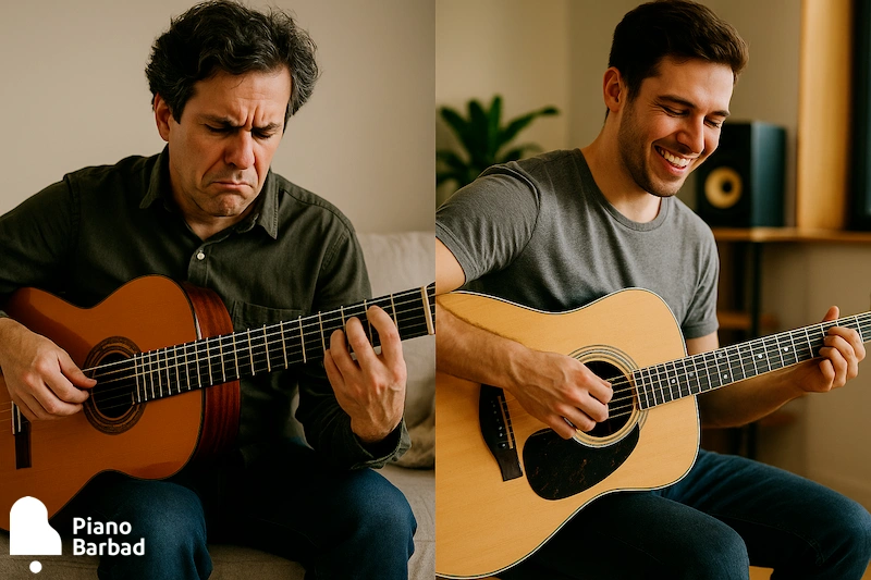 خرید گیتار مناسب با سلیقه - پیانو باربد