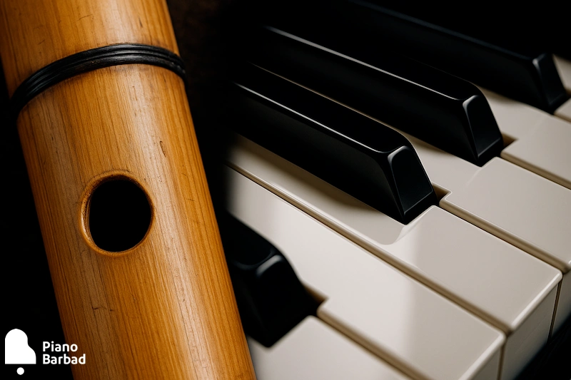 تفاوت سازهای شرقی و غربی - پیانو باربد