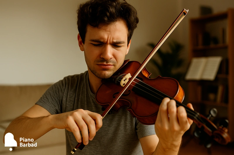 بزرگترین اشتباهات نوازندگان ویولن مبتدی و راههای اصلاح آنها