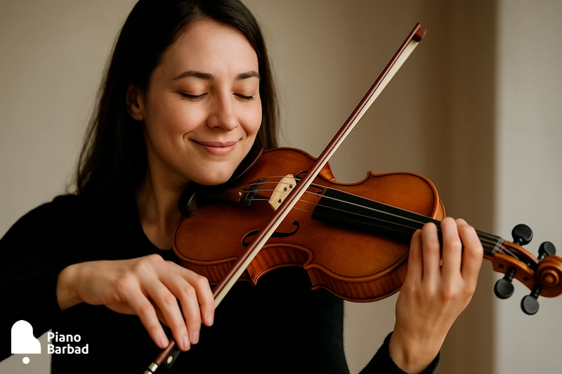 نحوه صحیح نواختن ویولن - پیانو باربد
