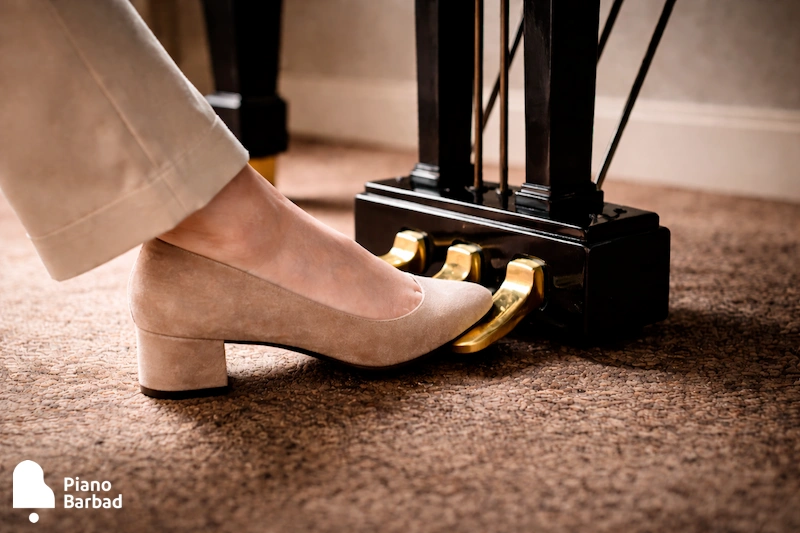 پدال راست پیانو - پیانو باربد