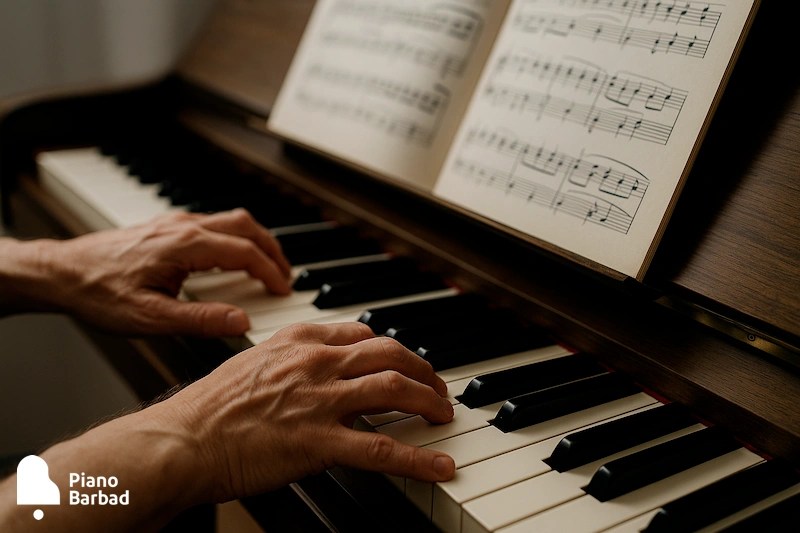 متد هانون در تقویت انگشتان پیانیستها - پیانو باربد