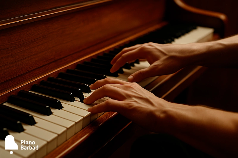 تمرین آرپژ برای تقویت انگشتان پیانیستها - پیانو باربد